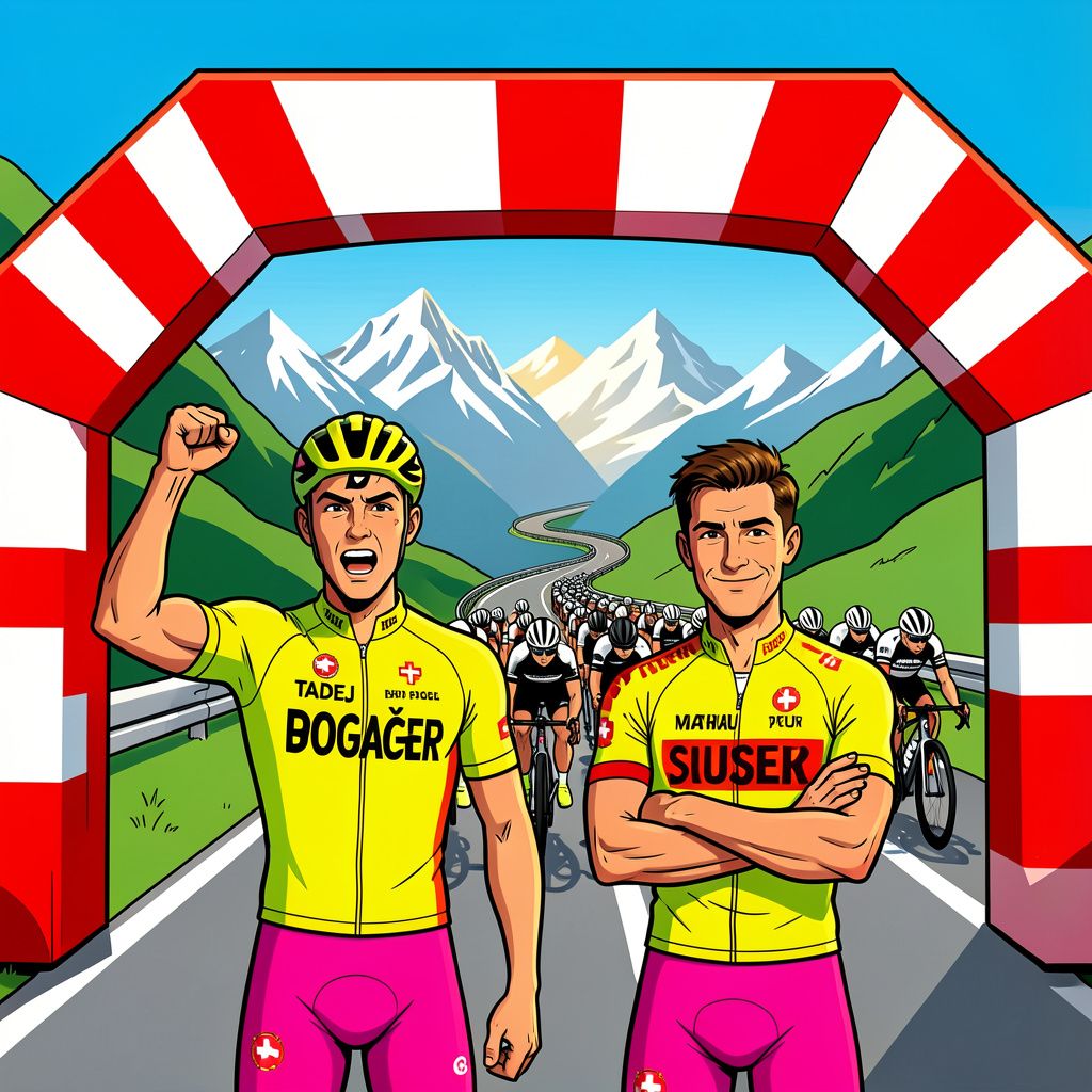 pogačar en van der poel testen elkaar alvast in zwitserland: wie pakt de eerste slag?