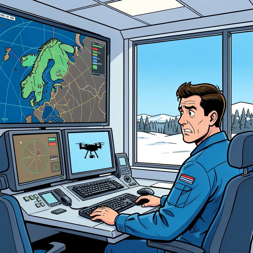 Finland sloot gisteren tijdelijk het luchtruim aan de Russische grens om verdwaalde drones direct te kunnen onderscheppen.