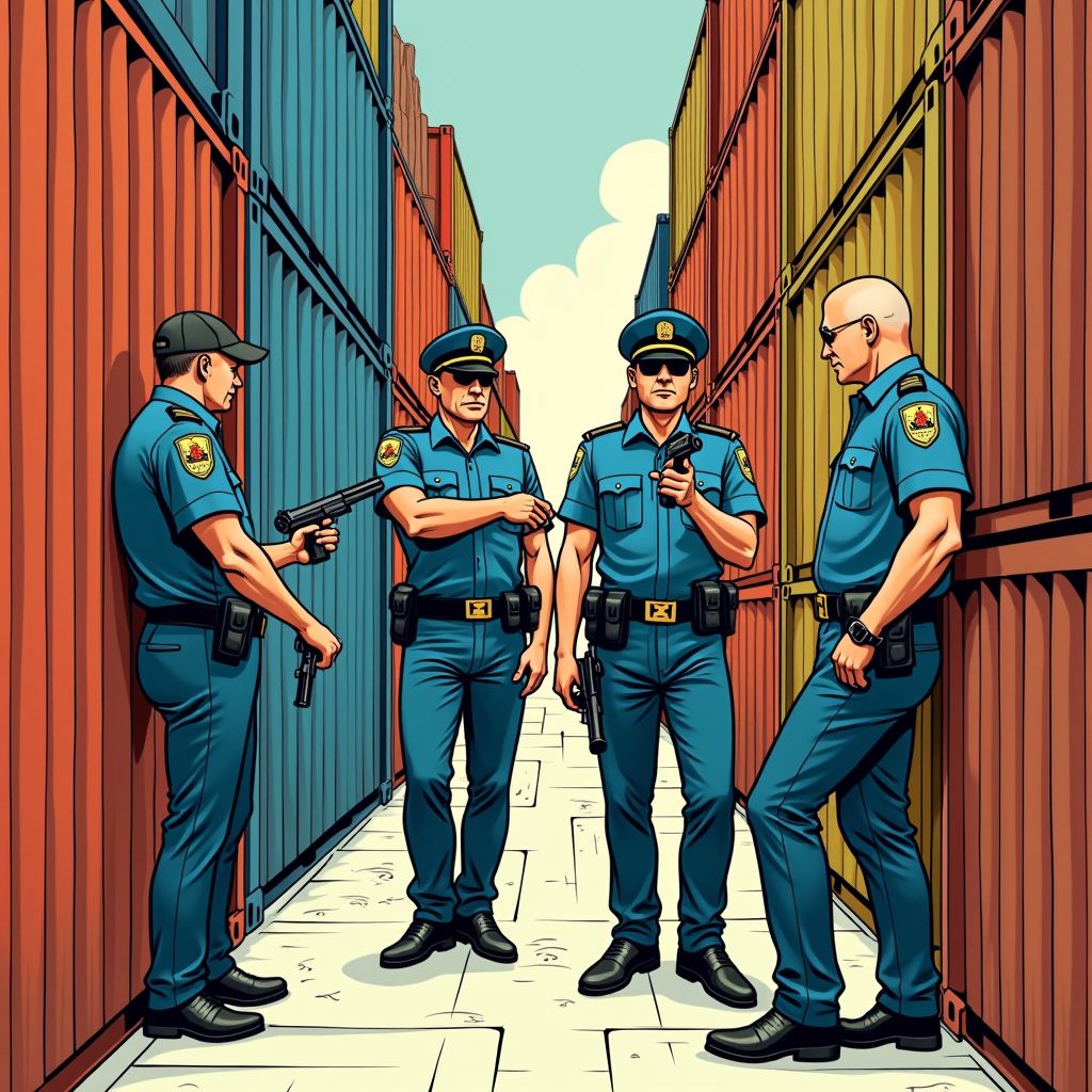 Zeehavenpolitie slaat toe: vier mannen opgepakt na vangst van 863 kilo cocaïne in Nederlandse havens