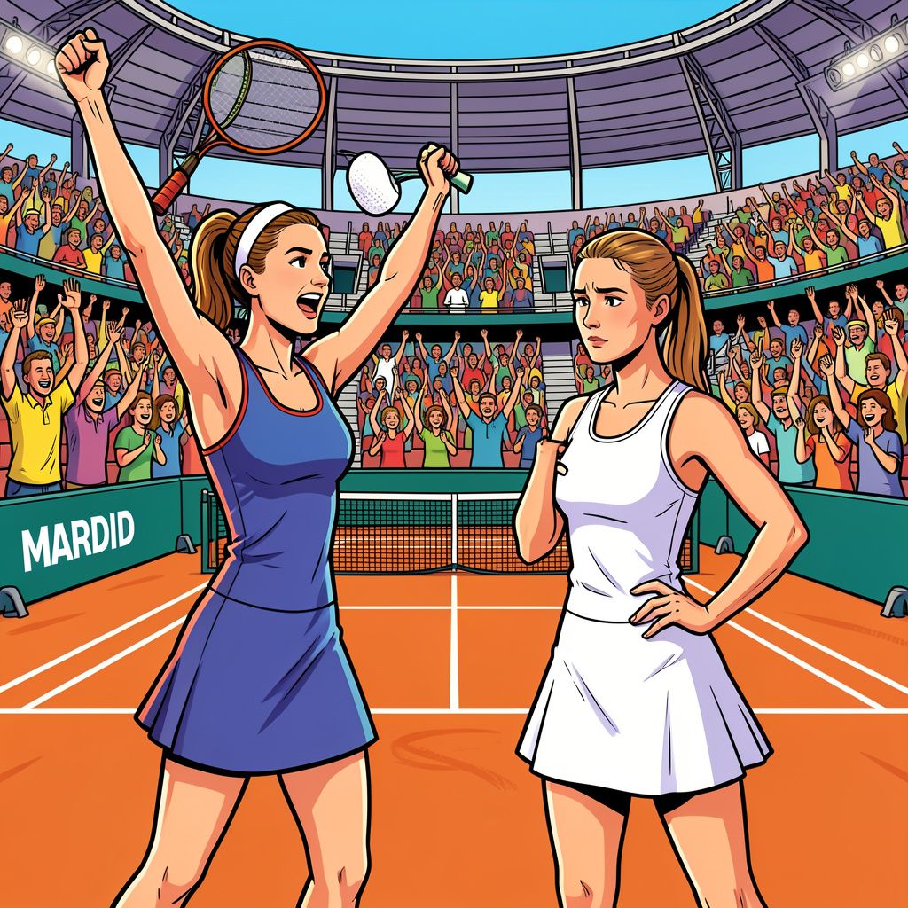 Anastasia Potapova wint als lucky loser van wereldnummer twee Elena Rybakina in Madrid