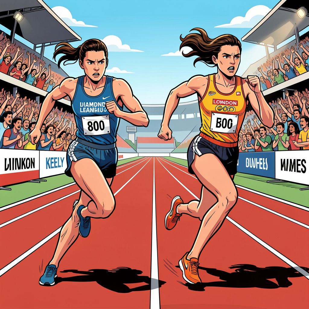 Femke Broeders-Bol jaagt de olympisch kampioene op de 800 meter de stuipen op het lijf.
